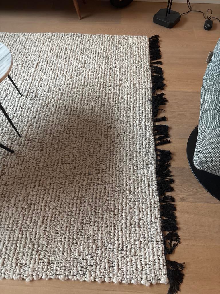 Brinker Lyon vloerkleed 170x230 beige - Zeer goede staat, Ophalen, Beige, 150 tot 200 cm, 200 cm of meer