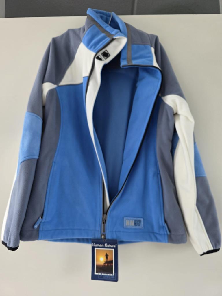 Fleecevest nieuw maat S (blauw/grijs/wit/zwart) Human Nature, Blauw, Nieuw, Ophalen of Verzenden, Maat 36 (S)