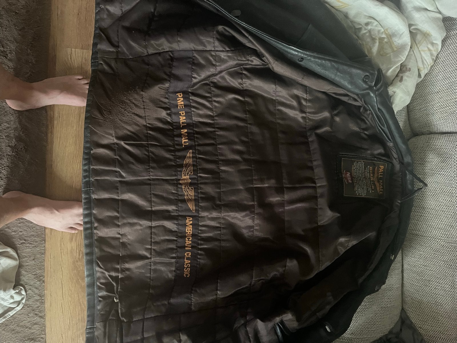 PME Legend Leren Jas - Zo goed als nieuw, Kleding | Heren, Jassen | Zomer, Ophalen, Zo goed als nieuw, Maat 52/54 (L), Zwart