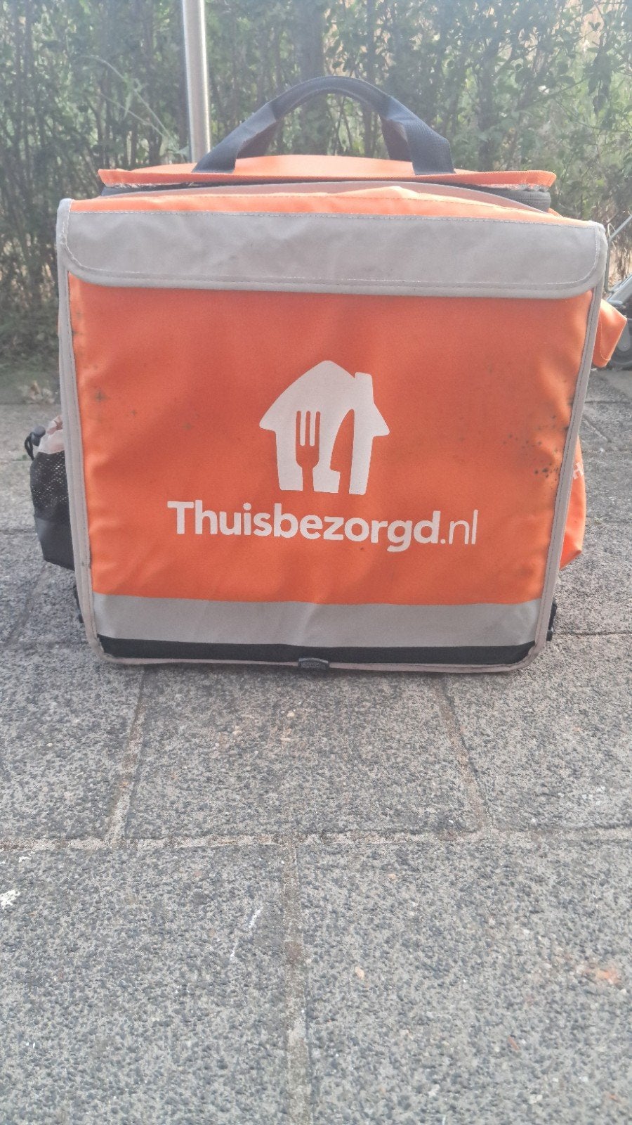 Thuisbezorgd bezorgtas - Zo goed als nieuw, 40 cm of meer, Zo goed als nieuw, Waterdicht, Ophalen