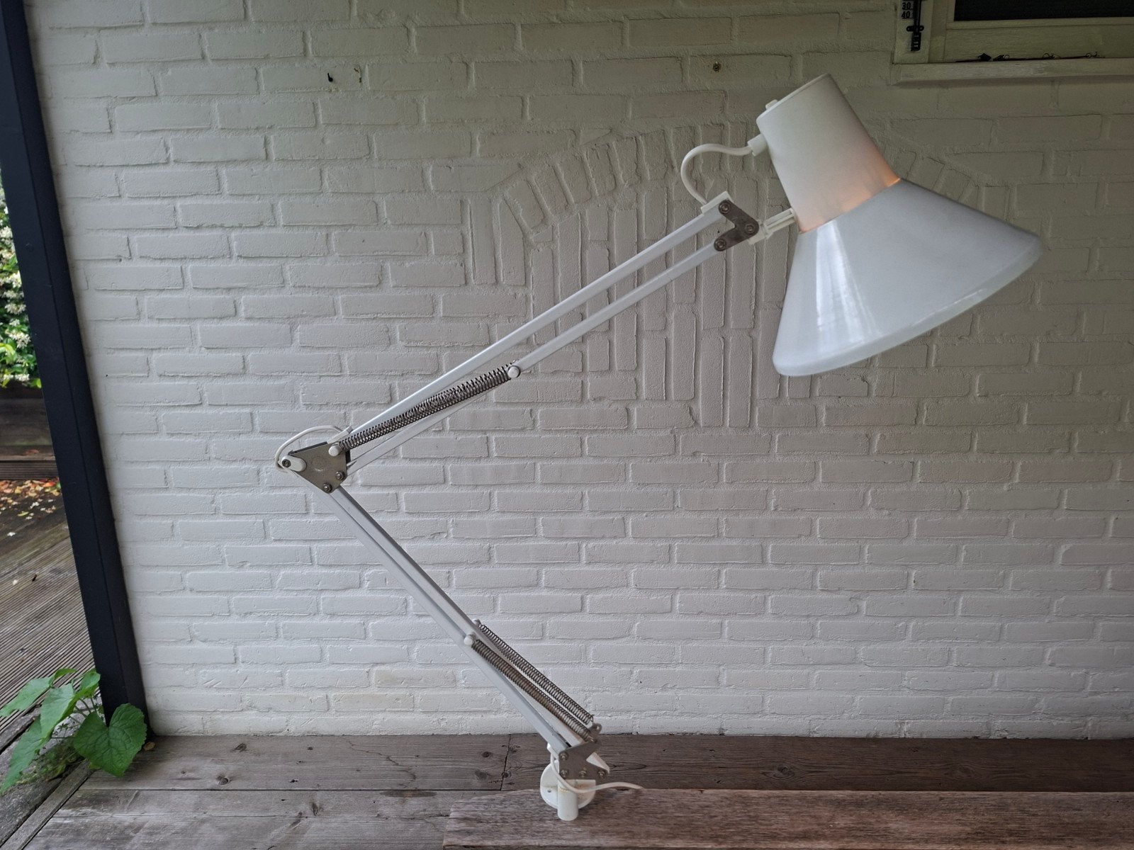 Vintage retro bureaulamp architectenlamp Design jaren 60., Huis en Inrichting, Bureaus, Gebruikt, Metaal, Vintage, Ophalen of Verzenden