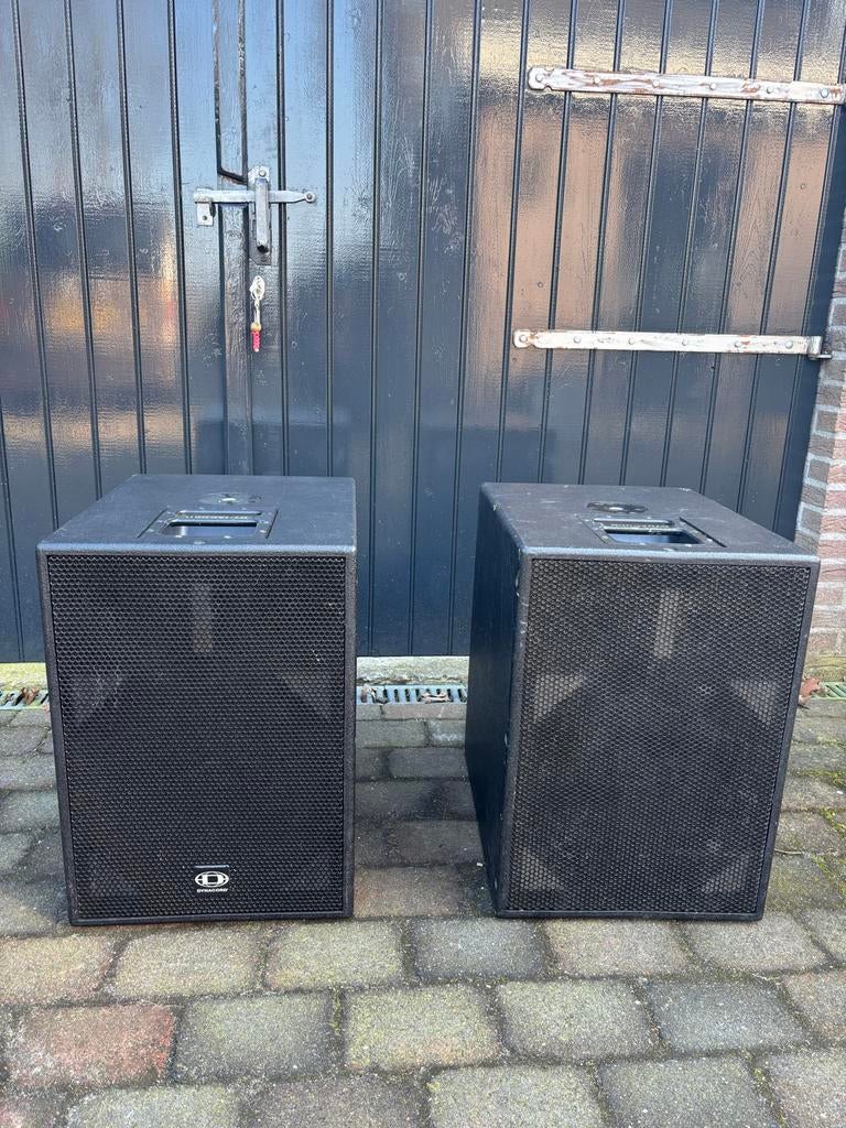 2x Dynacord Sub800A actieve Subwoofers, Ophalen, Gebruikt, Minder dan 500 watt