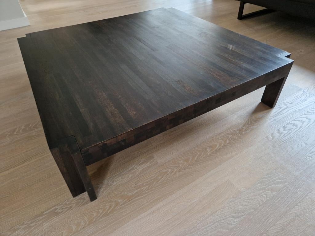 Linteloo salontafel 120 x 120 Lulukaya Henk Vos, Huis en Inrichting, Tafels | Salontafels, Gebruikt, Minder dan 50 cm, 100 tot 150 cm