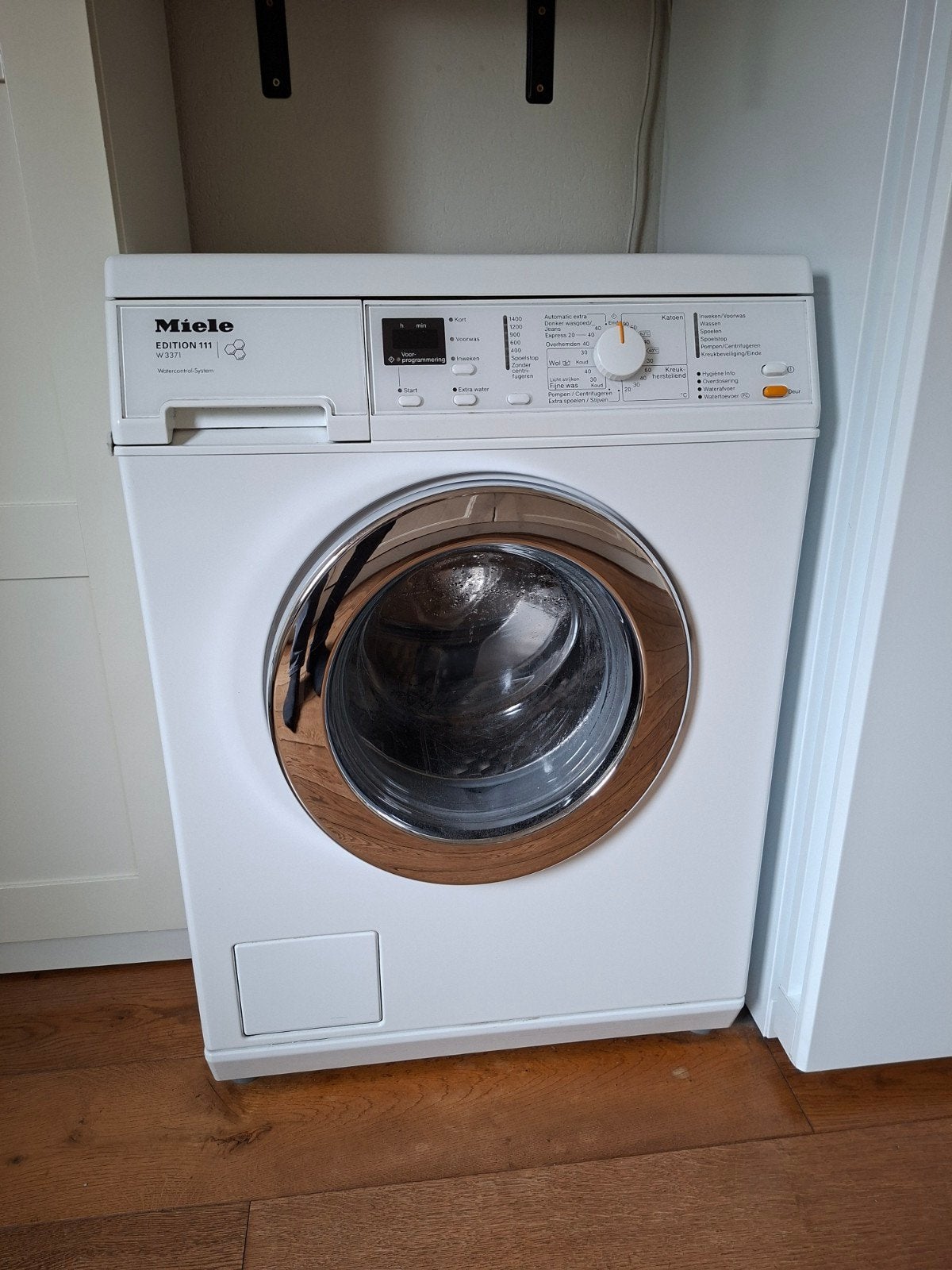 Miele wasmachine W3371 Edition 111, Witgoed en Apparatuur, Ophalen, Gebruikt, Voorlader, Kort programma