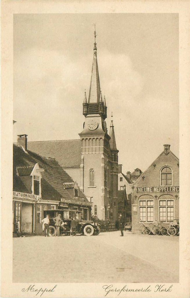 388-272-007 Meppel Kerk, Verzenden, Voor 1920, Drenthe