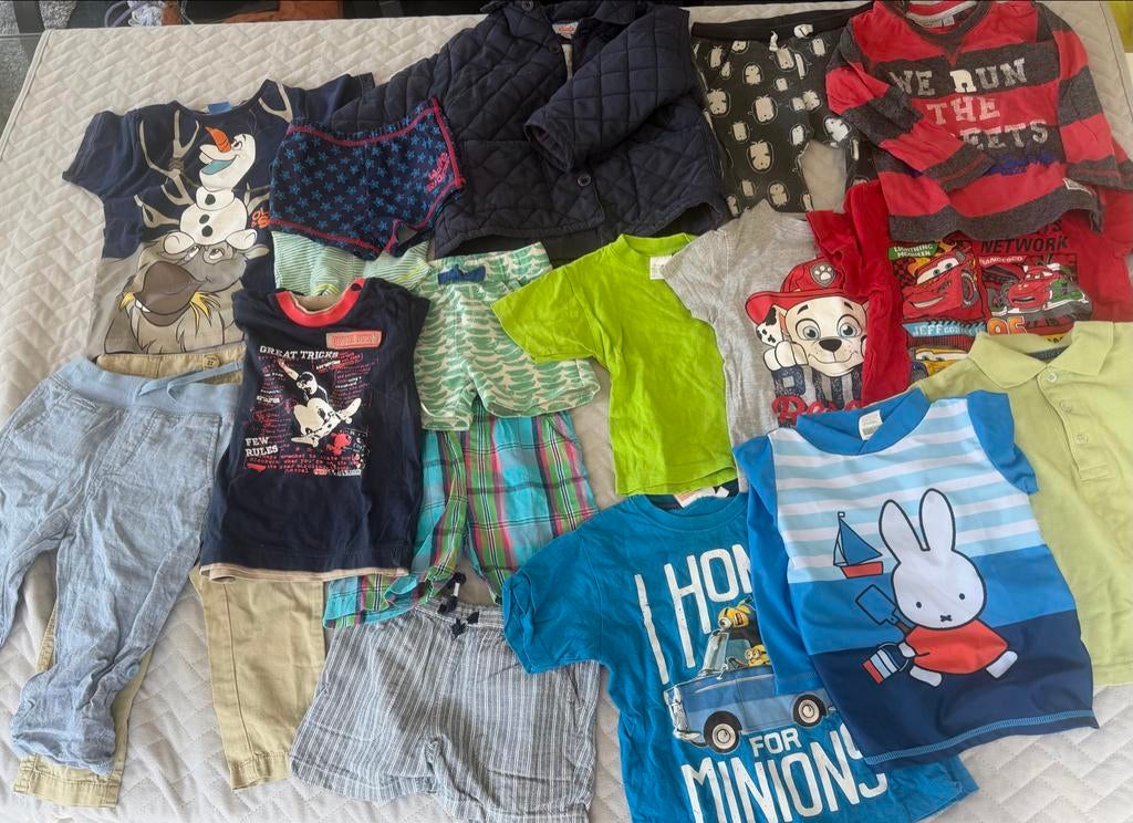 Kledingpakket Jongen Maat 92 H&M, GAP, Zara, Disney, Paw Pat, Ophalen of Verzenden, Gebruikt, Jongen, Setje
