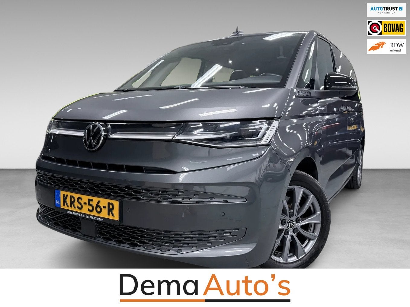 Volkswagen MULTIVAN 1.4 eHybrid ENERGETIC NAVI/CARPLAY/DAB/A, Auto's, Volkswagen, Stof, Gebruikt, 7 stoelen, Grijs