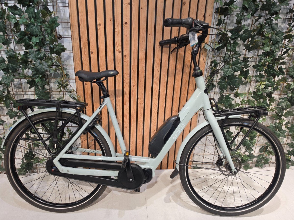 Gazelle Bloom C7 504Wh Dames Light Olive Glans 57cm, Fietsen en Brommers, Elektrische fietsen, Ophalen, Gebruikt, -, -