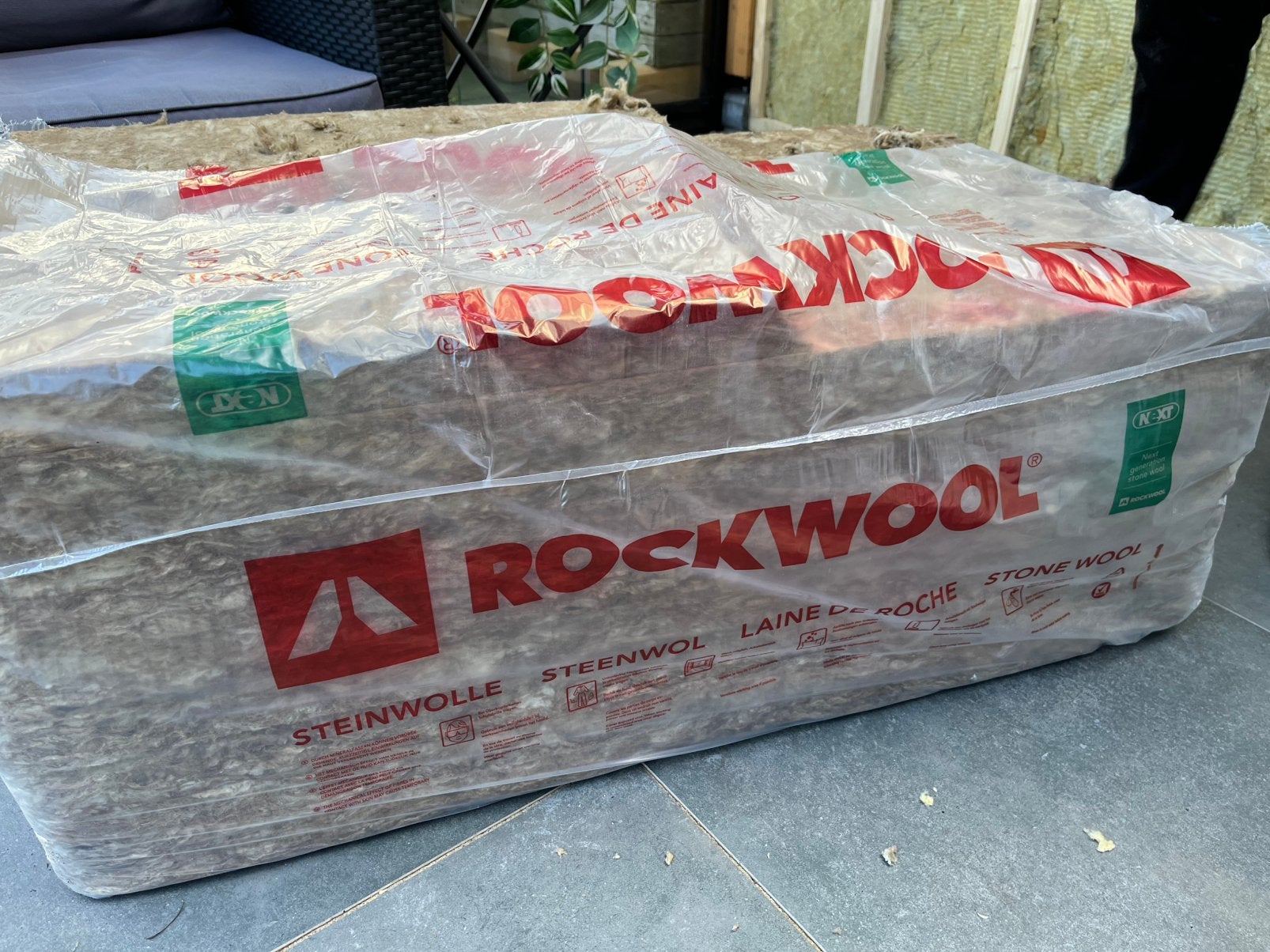 Rockwool isolatie restant nieuw over, 4 tot 8 cm, Nieuw, Steenwol, Ophalen of Verzenden