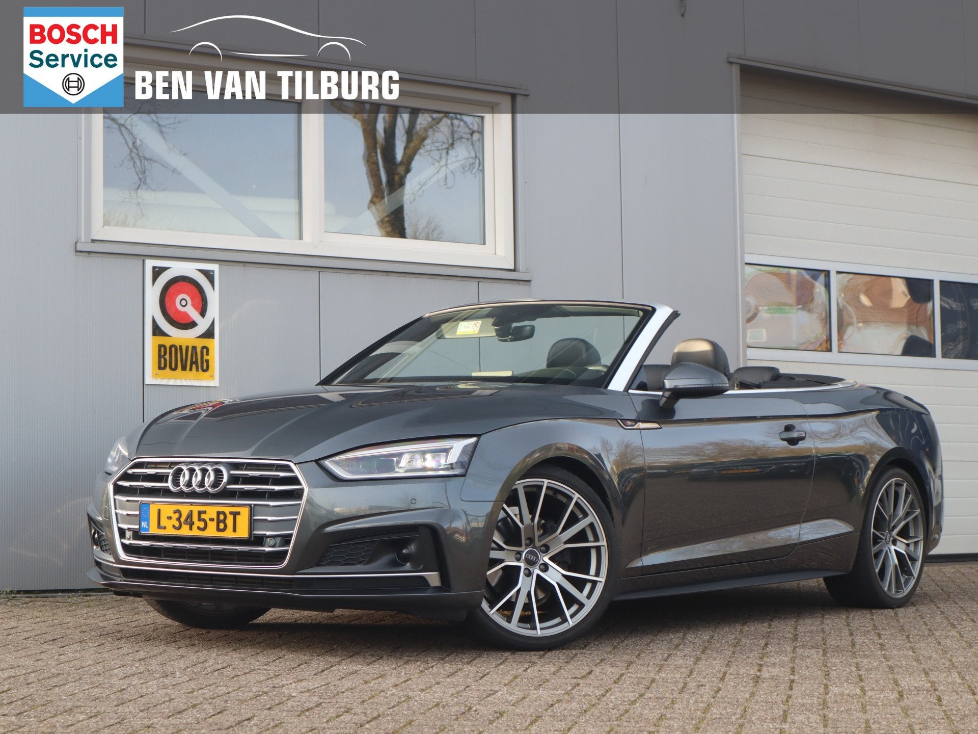 Audi A5 Cabriolet 2.0 TFSI Sport Pro Line S / Stoel & Nek ve, Gebruikt, 4 stoelen, Leder, Bedrijf