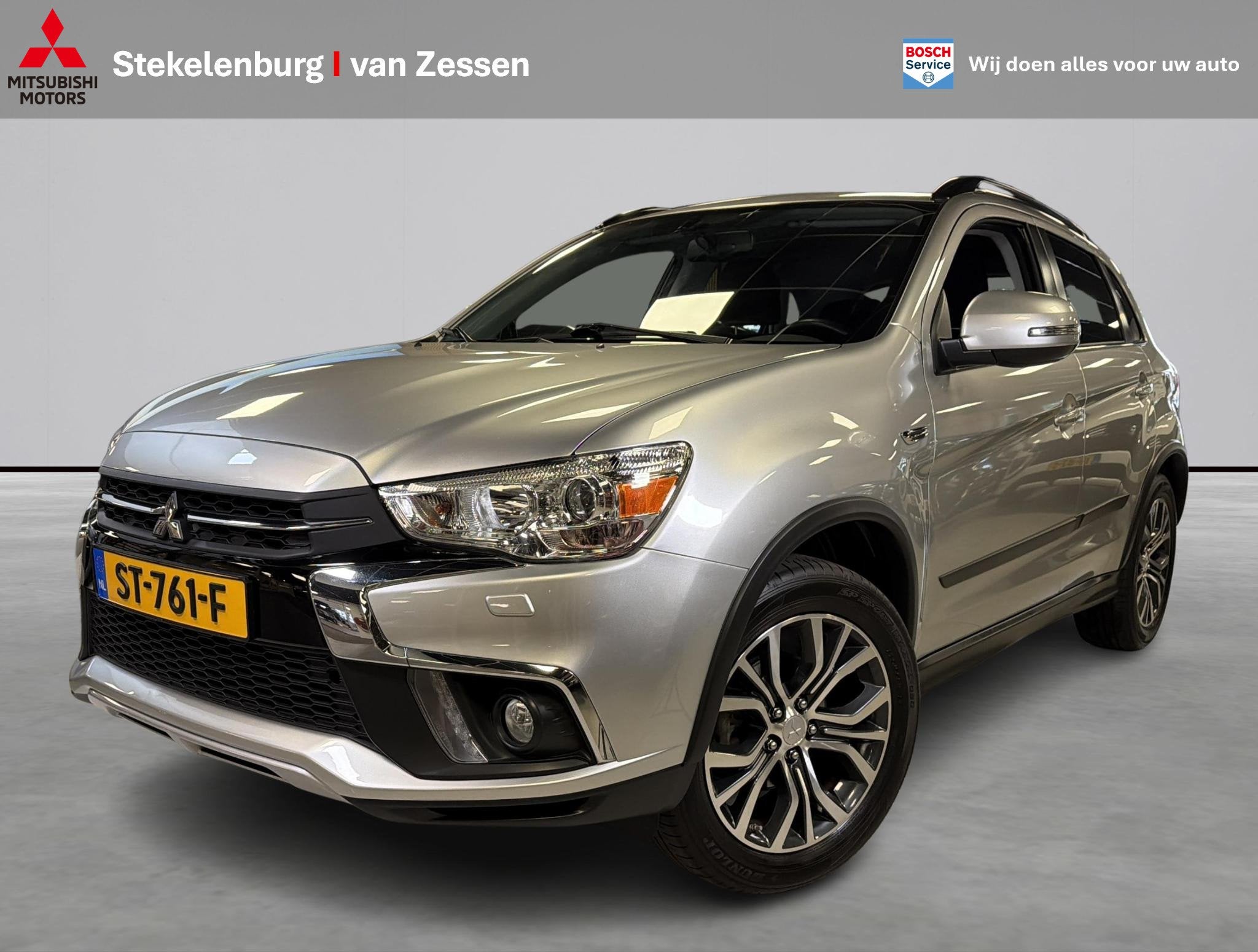 Mitsubishi ASX 1.6 Cleartec Connect Pro Trekhaak, Auto's, Voorwielaandrijving, Stof, Gebruikt, Euro 6