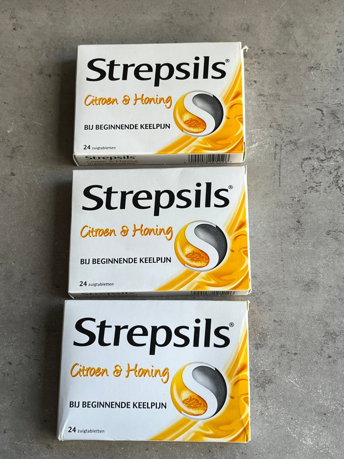 Strepsils Citroen & Honing - 3x24 zuigtabletten (Nieuw), Verzenden, Nieuw
