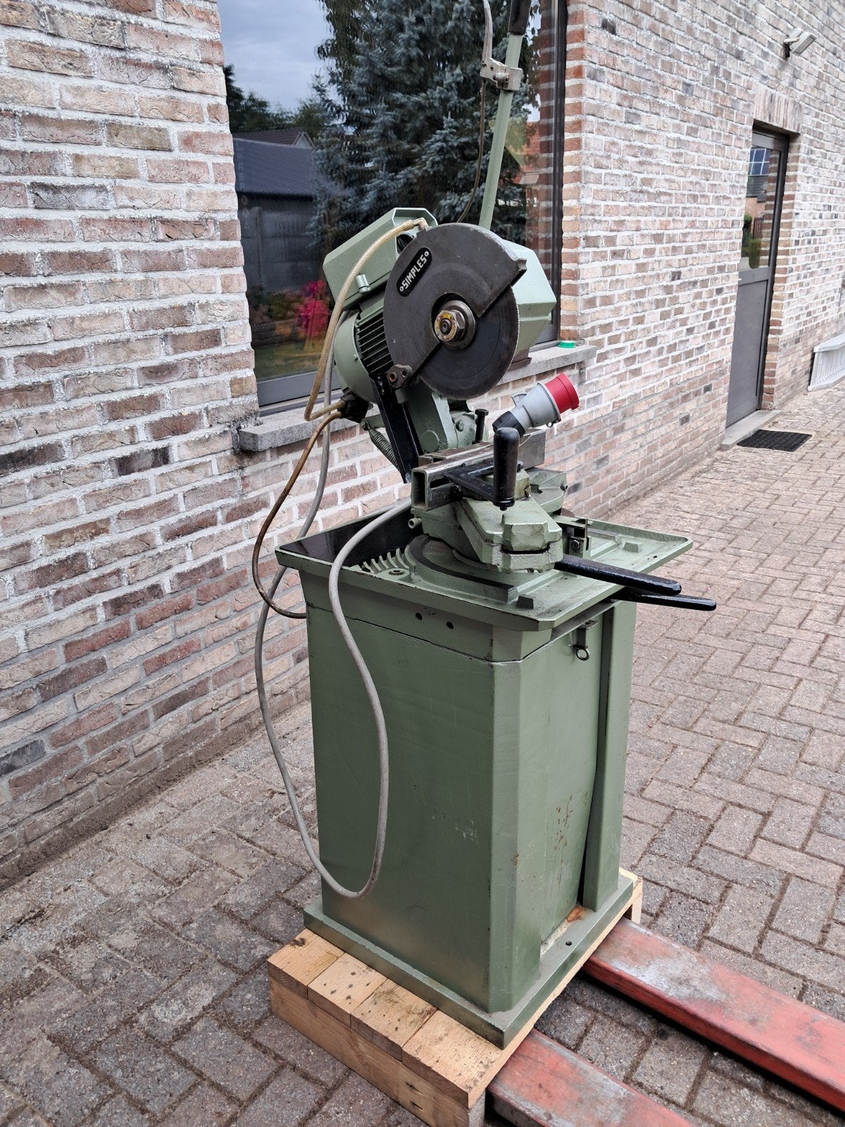 Afkortzaag verstekzaag metaal., Ophalen, 70 mm of meer, Zo goed als nieuw, Afkortzaag