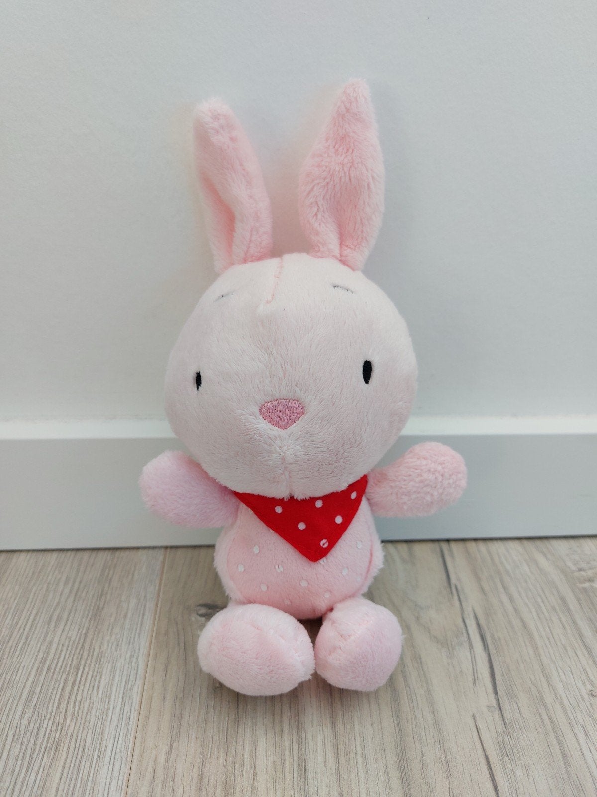 Knuffel spiegelburg haas konijn sjaal lapin peluche  K8680, Ophalen of Verzenden, Zo goed als nieuw, Beer