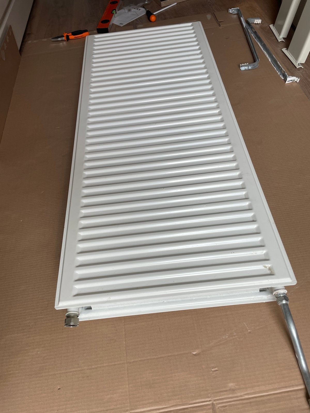 Radiator 120x10x50cm, Doe-het-zelf en Verbouw, Verwarming en Radiatoren, Ophalen, 30 tot 80 cm, Gebruikt, Radiator