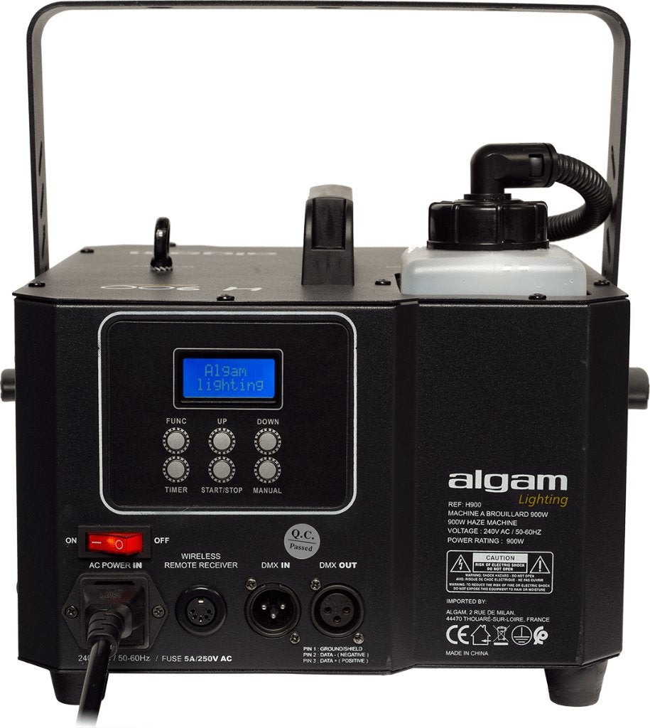 ALGAM LIGHTING - H900 Hazer, Geluidgestuurd, Nieuw, Ophalen of Verzenden, .