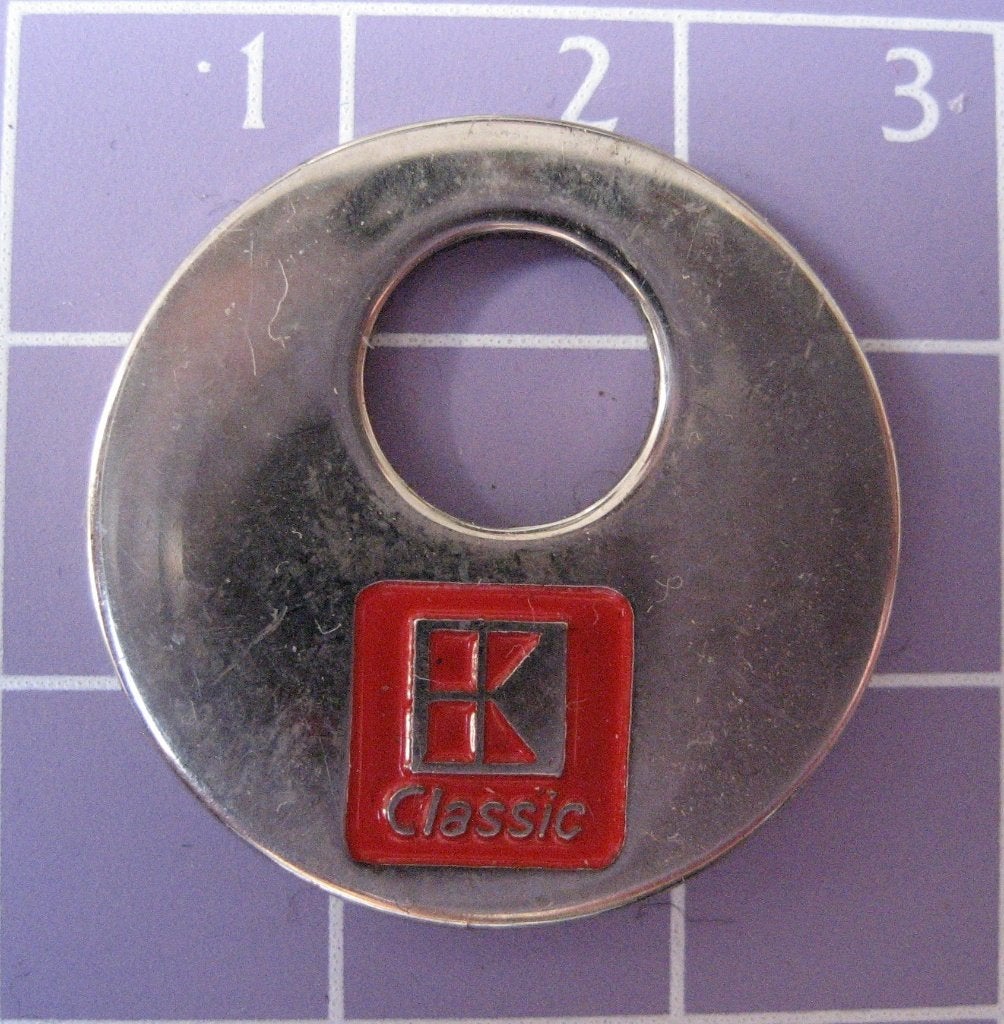 Winkelwagenmunt Kaufland Classic, Verzamelen, Winkelwagenmuntjes, Ophalen of Verzenden