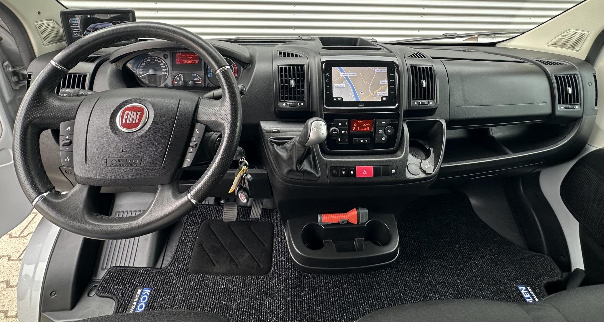 Fiat E-Ducato 3.5T L3H2 79 kWh LONG RANGE Speciale kleur, Auto's, Stof, Gebruikt, Zwart, 122 pk