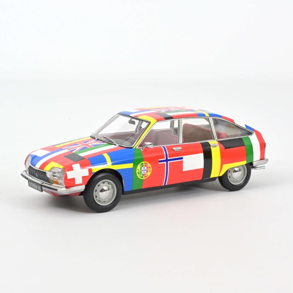 Citroen GS Vlaggen 1972 Auto van het jaar 1971 Norev 1:18, Ophalen of Verzenden, Nieuw, Auto, Norev