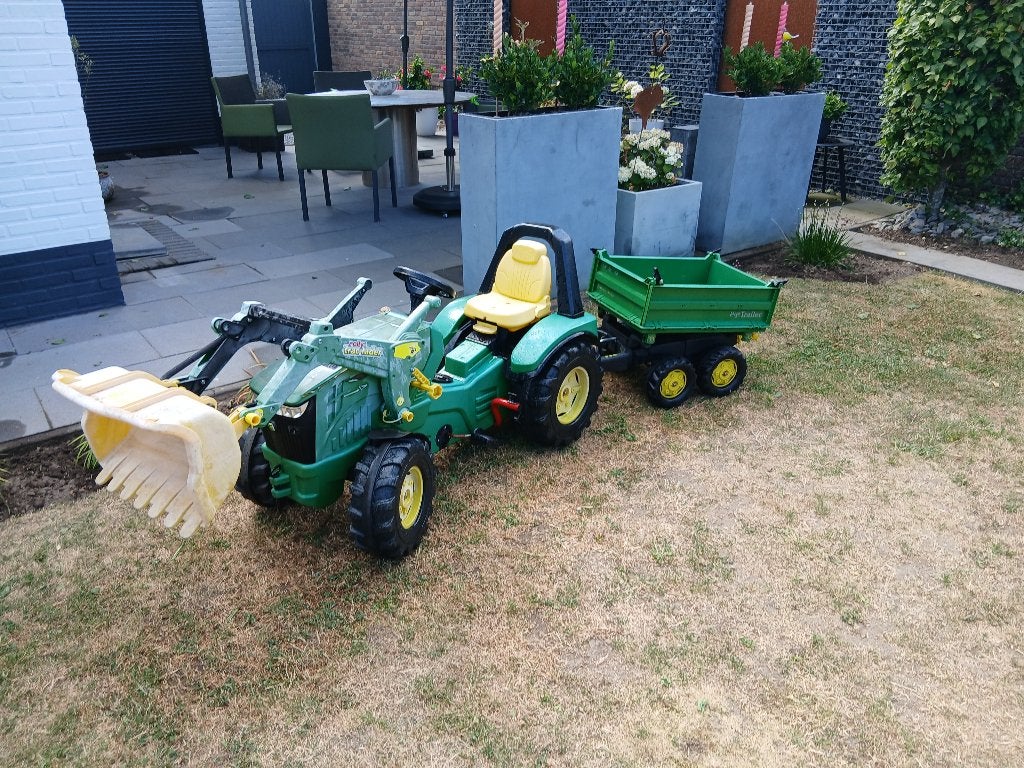 Tractor met kar, Kinderen en Baby's, Ophalen, Gebruikt, Overige merken, Met kar of aanhanger