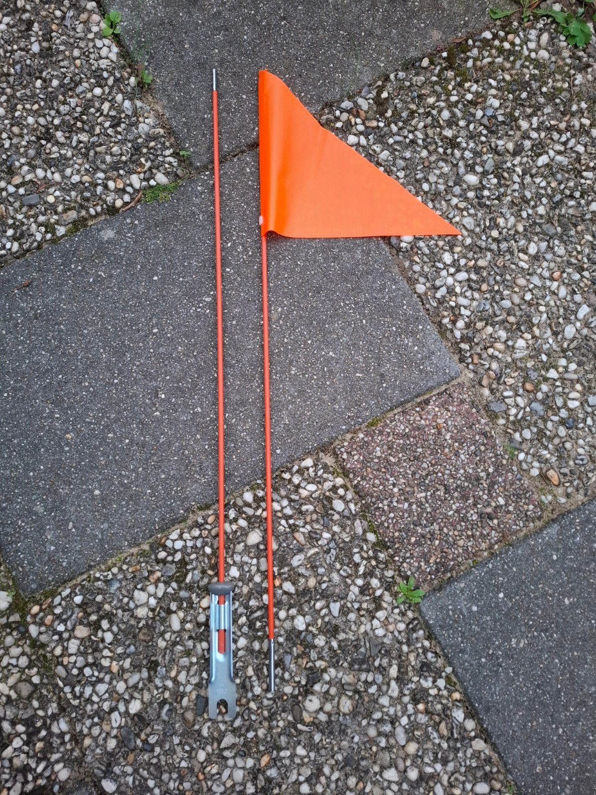 Oranje fietsvlag - Zo goed als nieuw, Fietsen en Brommers, Ophalen, Zo goed als nieuw