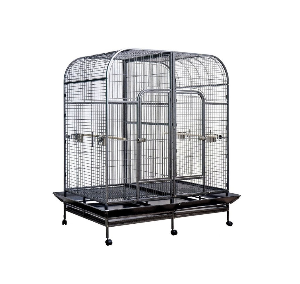 Papegaaienkooi Twins met wieltjes! Papegaaien Kooi Vogelkooi, Ophalen of Verzenden, Nieuw, Metaal, Vogelkooi