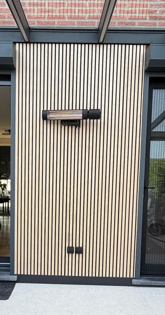 5x Akoestische panelen Eiken Naturel (ongeopend), Minder dan 25 mm, Eiken, Overige typen, Nieuw