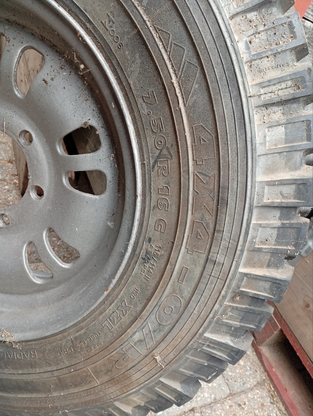 2x Michelin banden 7,50 R16, Ophalen, 16 inch, Band(en), Zomerbanden