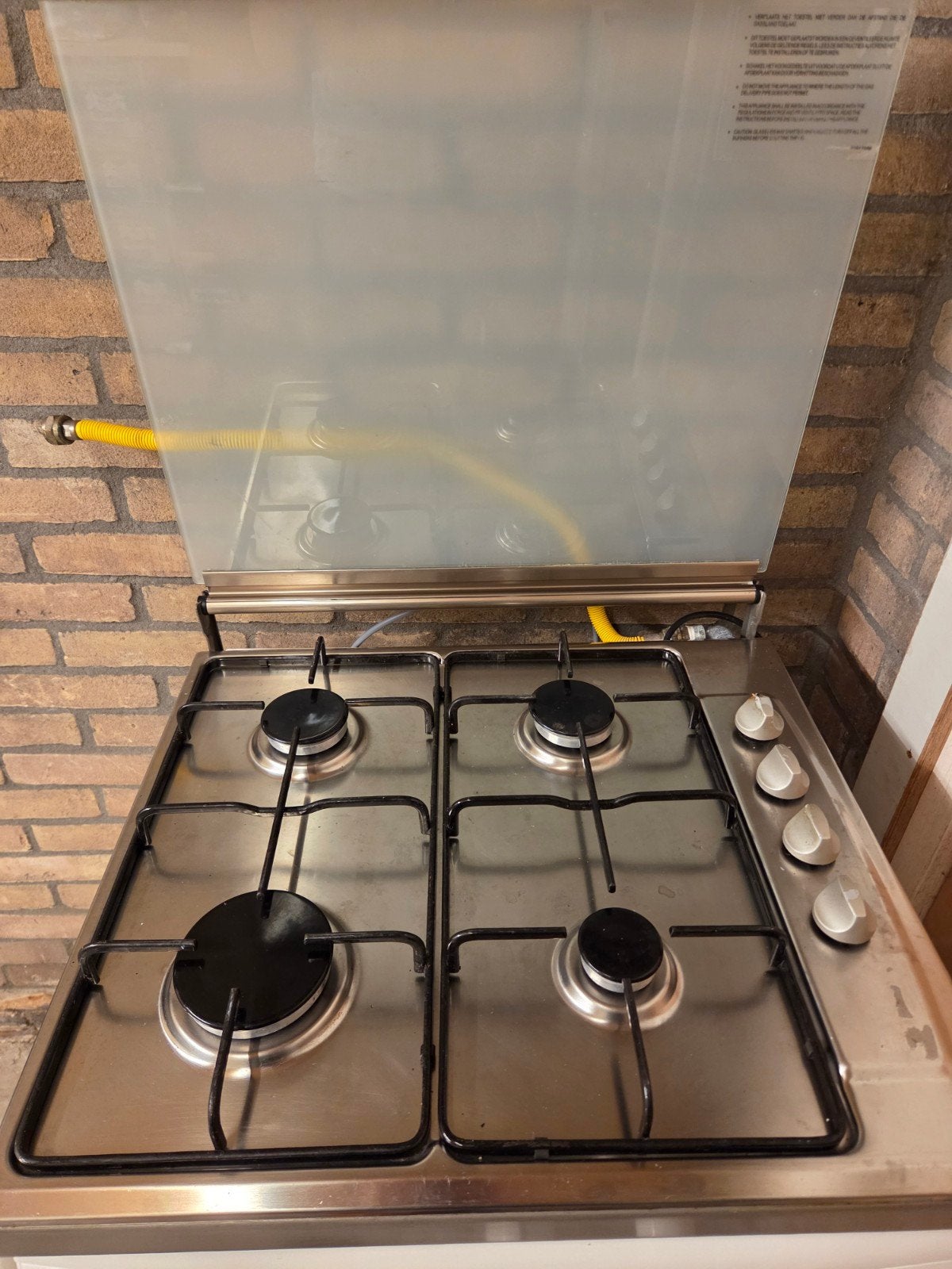 Etna gasstel gaskookplaat kookplaat, Ophalen, Gebruikt, 4 kookzones, Gas