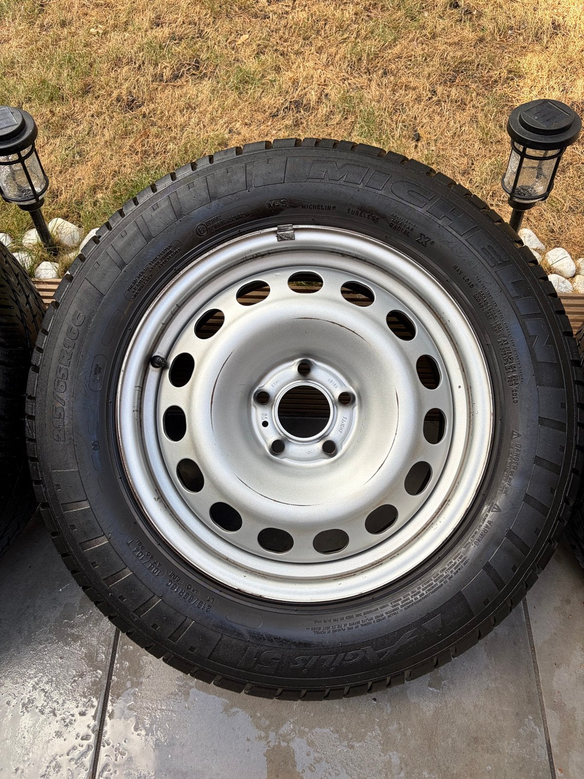 Velgen R16 5x108 central 65.1 met Michelin banden., Ophalen, 16 inch, Banden en Velgen, All Season