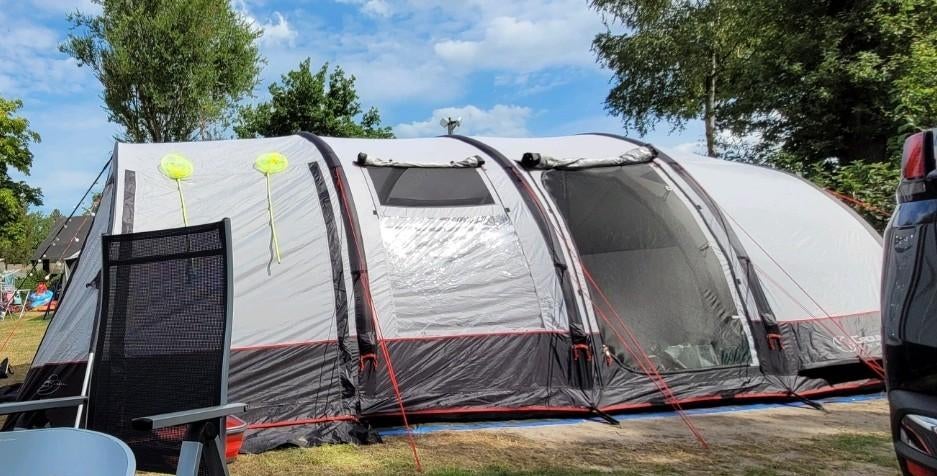 Bardani Airwolf 4000 opblaasbare tunneltent (5 pers), Caravans en Kamperen, Tenten, Ophalen, Zo goed als nieuw, Tot en met 5