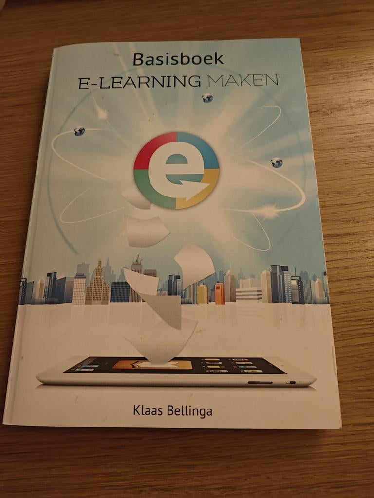 Basisboek E-Learning Maken - Klaas Bellinga, Ophalen of Verzenden, Zo goed als nieuw, HBO, Klaas Bellinga