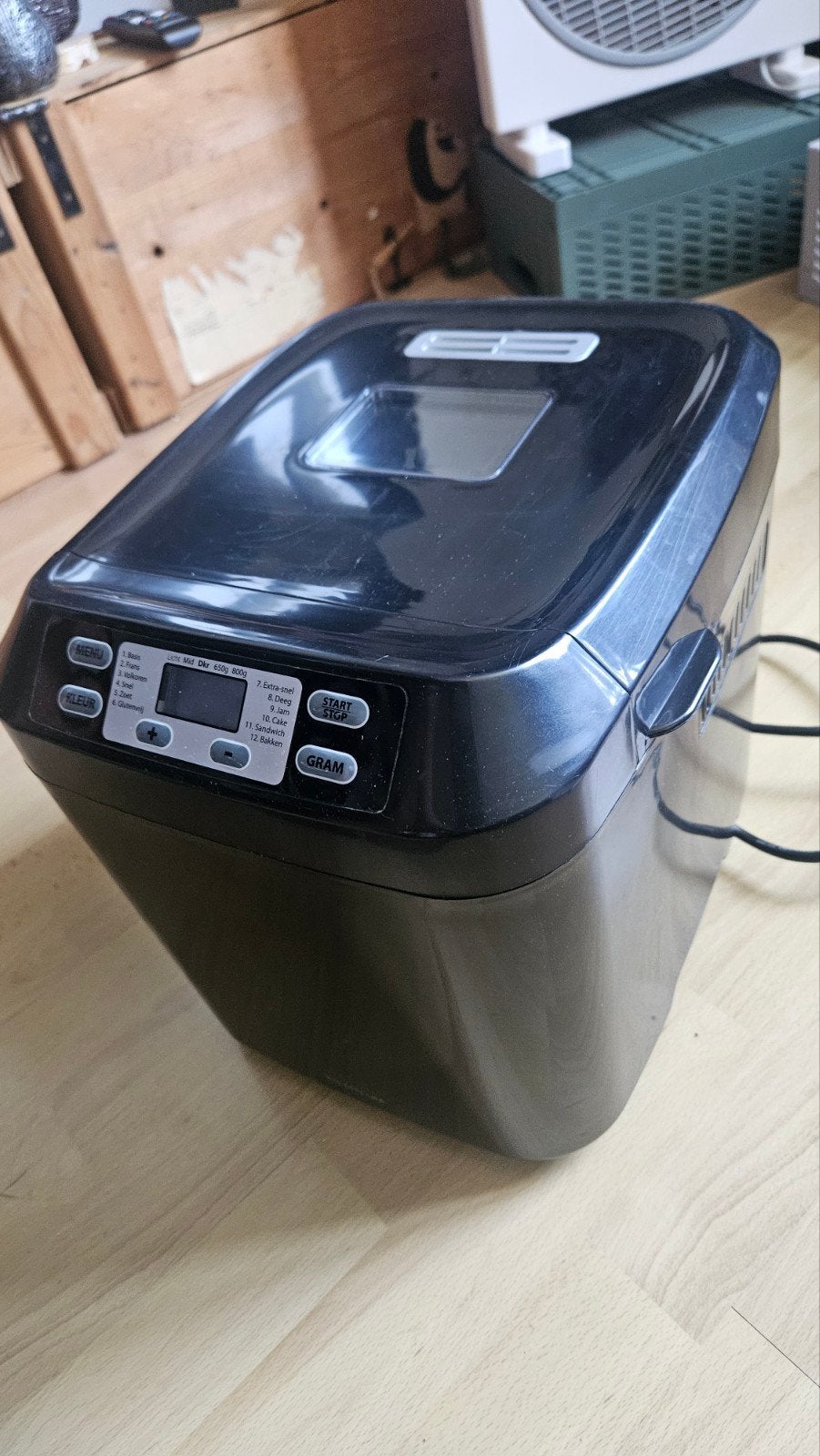Inventum BM55 broodbakmachine compleet met handleiding, Witgoed en Apparatuur, Broodbakmachines, Gebruikt, Ophalen, Met timer