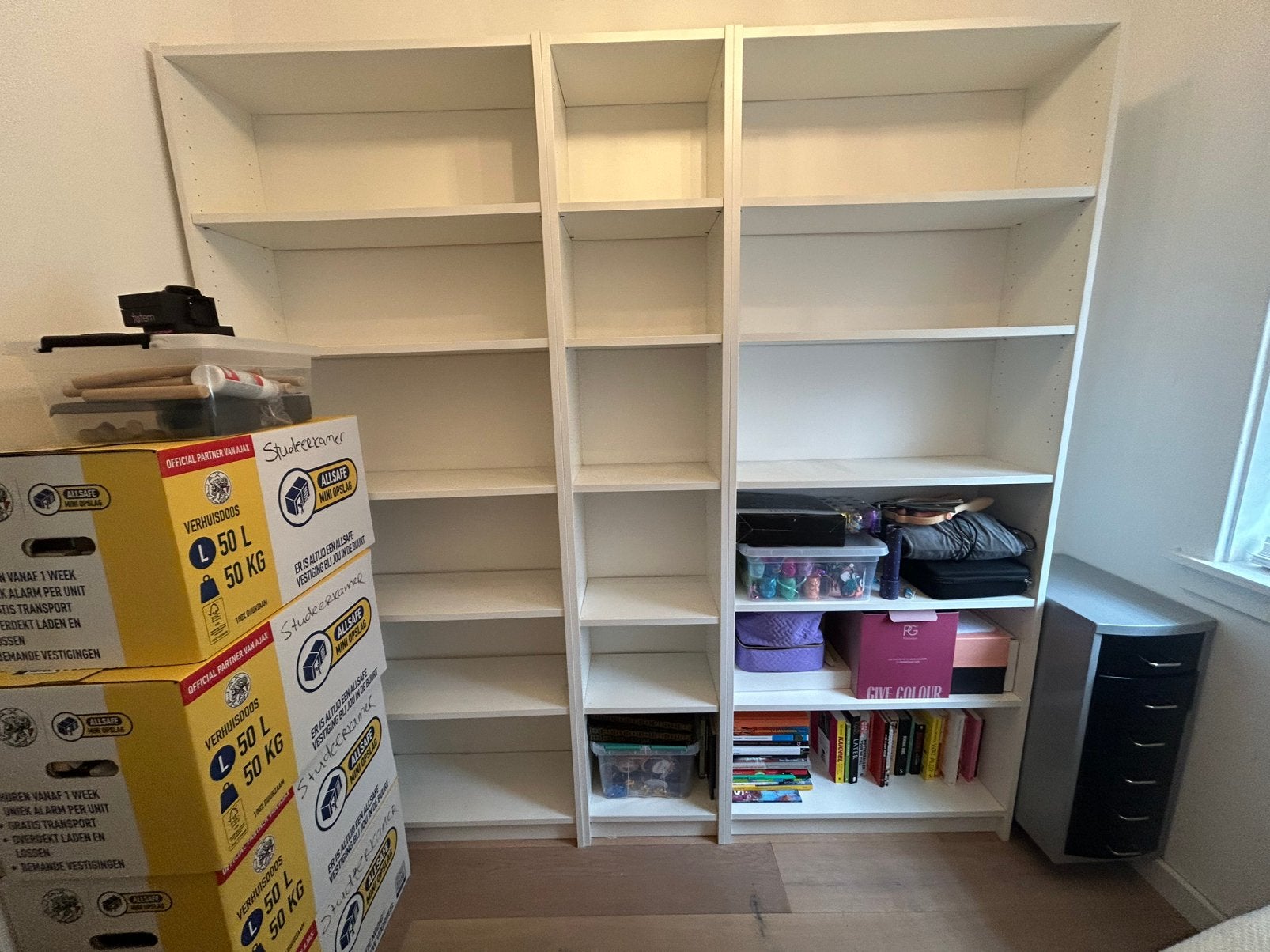 Ikea Billy boekenkast 200 x 28 x 237, Huis en Inrichting, Kasten | Boekenkasten, Ophalen, Met plank(en), Gebruikt, 200 cm of meer