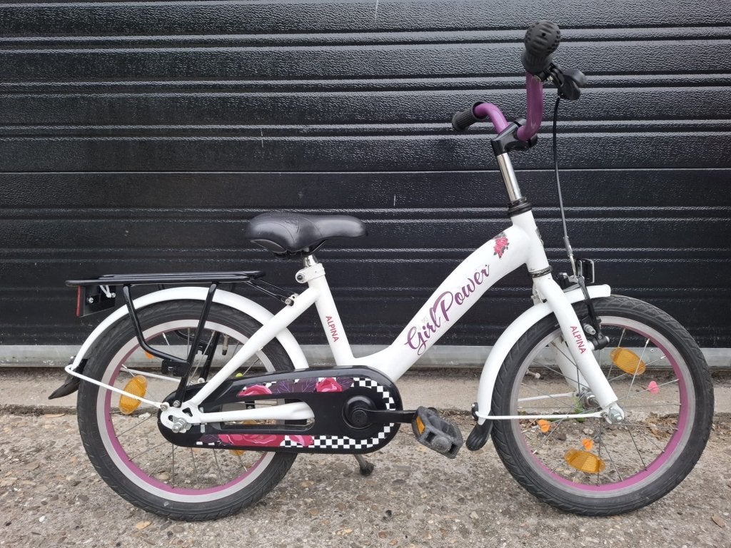 Alpina girlpower 16 inch meisjesfiets, Terugtraprem, 16 tot 20 inch, Alpina, Niet ingevuld