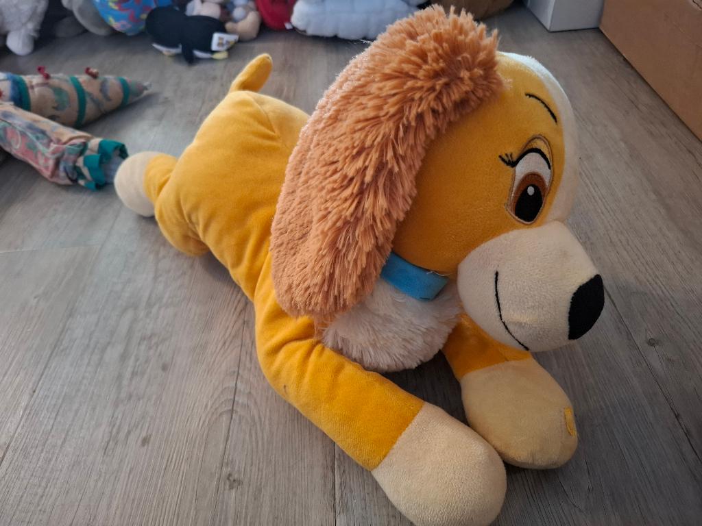 Knuffel - Lady en de Vagebond Disney, Disney, Ophalen of Verzenden, Zo goed als nieuw, Hond