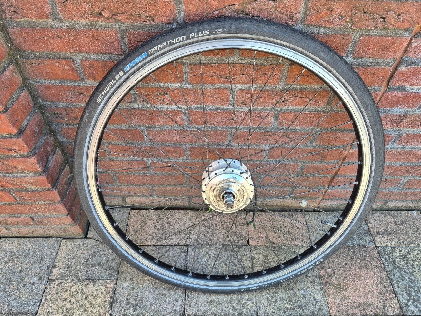 36V Voorwiel met motor voor E-bike (3-draads), Gebruikt, Motor, Aluminium, Ophalen