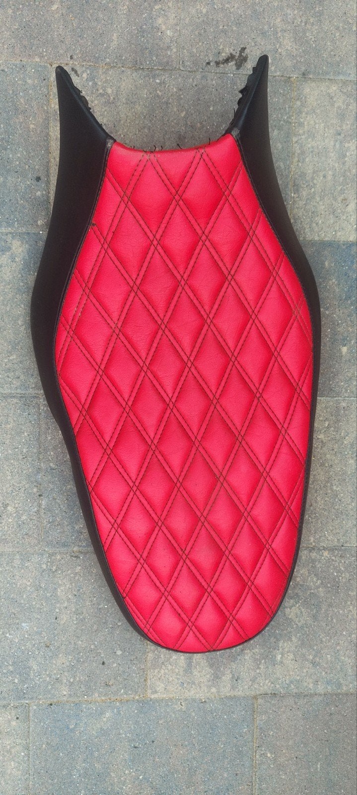 Gilera DNA Custom Zadel - Rood/Zwart, Ophalen of Verzenden, Gebruikt