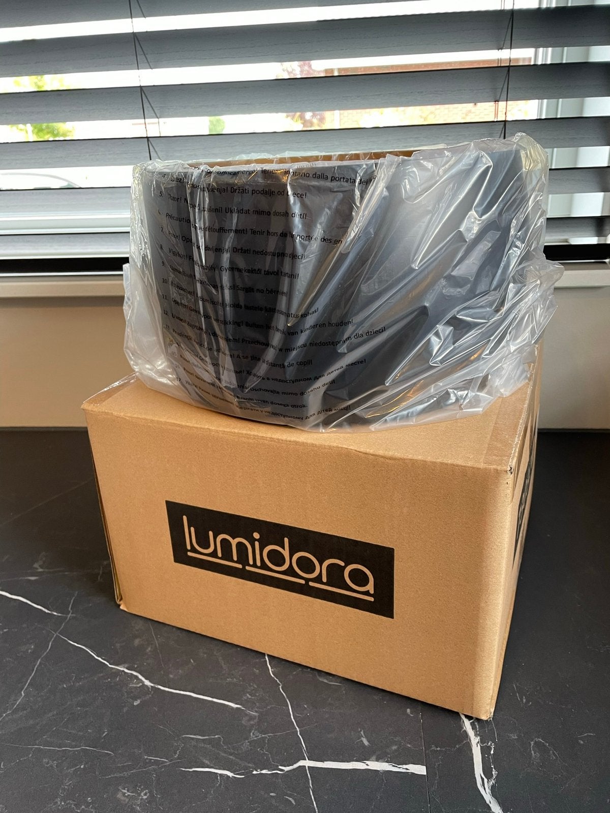 Lumidora Plafondlamp Zwart/Goud Rietveld | Nieuw in doos, Ophalen of Verzenden, Nieuw, Overige materialen