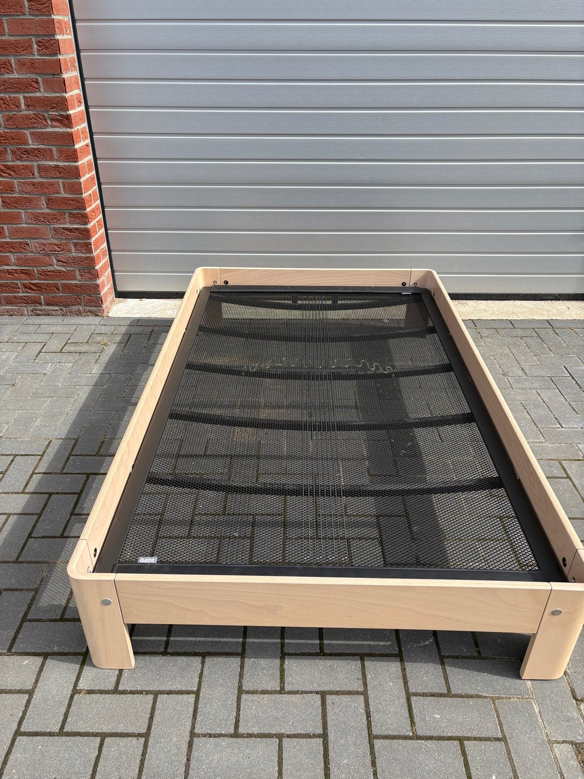 nieuwstaat auping auronde 120x200 bezorgen mogelijk, Huis en Inrichting, Slaapkamer | Bedden, Overige kleuren, Ophalen of Verzenden