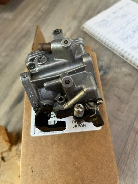 Mercury 6PK-4Takt , Tohatsu 6PK-4Takt  Bbm , Carburateur Nw, Ophalen of Verzenden, Zo goed als nieuw, Motor en Techniek, Zeilboot of Motorboot