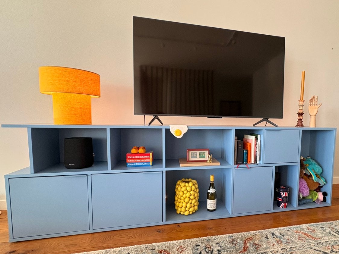 Tylko Original Modern Sideboard - Sky Blue, Ophalen, Gebruikt, 200 cm of meer, Modern