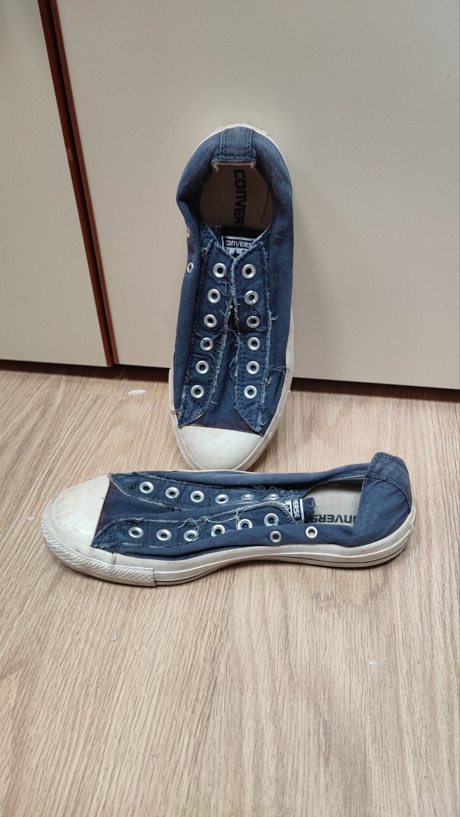 Gedragen Converse All Star Sneakers Maat 41.5, Ophalen, Gedragen, Blauw