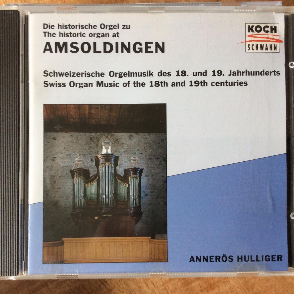 Orgel - Annerös Hulliger, Amsoldingen Zwitserse orgelmuziek, Ophalen of Verzenden, Classicisme, Zo goed als nieuw, Overige typen