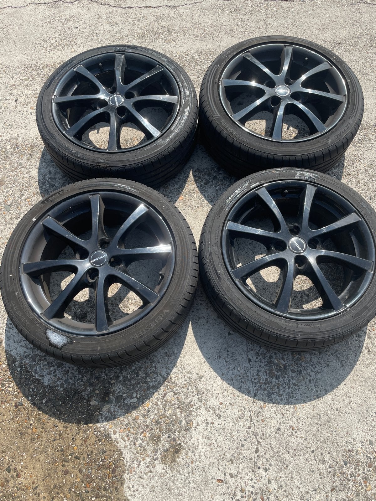 17 inch Borbet velgen Suzuki Swift, Auto-onderdelen, Banden en Velgen, Ophalen, Gebruikt, Banden en Velgen, 17 inch