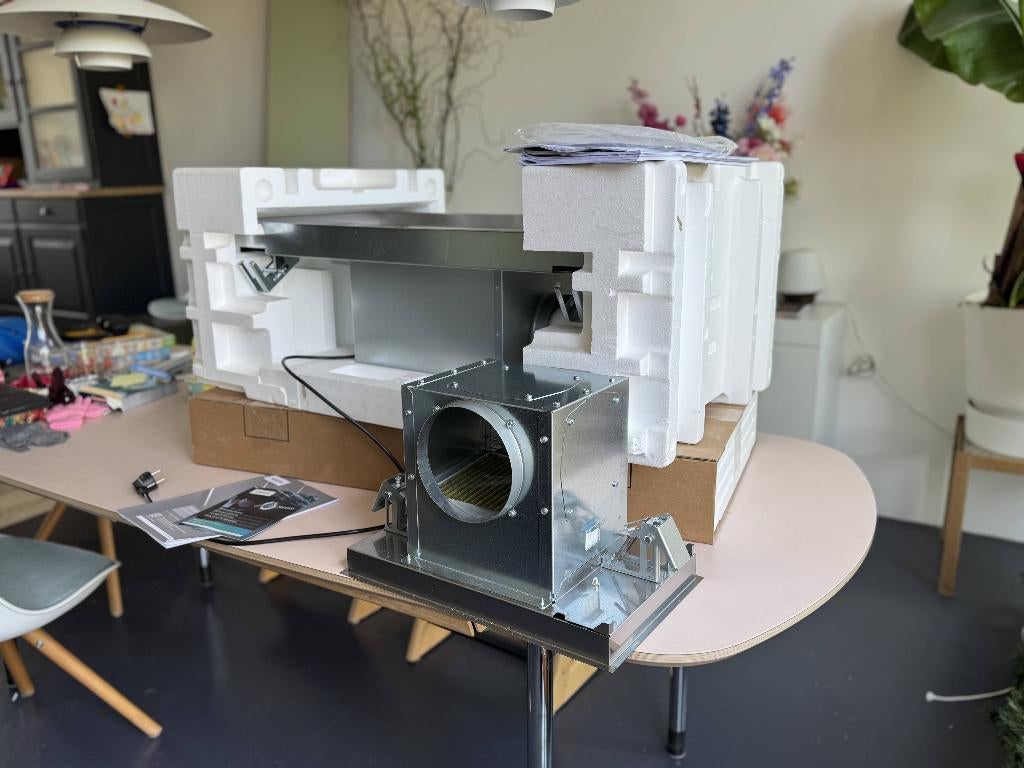 Siemens LR97CAQ50 afzuigkap incl. recirculatie - nieuw!, Ophalen, Motor, Nieuw, Inbouw