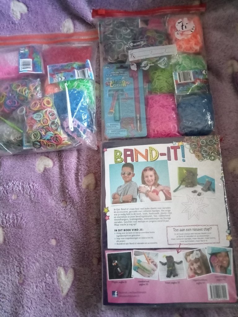 NIEUW 3 X ZAK LOOMBANDJES, Hobby en Vrije tijd, Ophalen, Nieuw, Knutselset