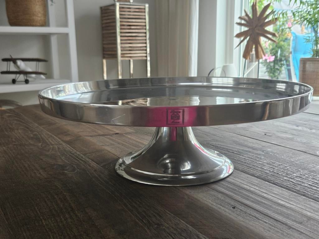 Decoratie schaal op voet van Rivièra Maison, Ø 45 cm, Huis en Inrichting, Woonaccessoires | Schalen en Manden, Ophalen, Overige materialen