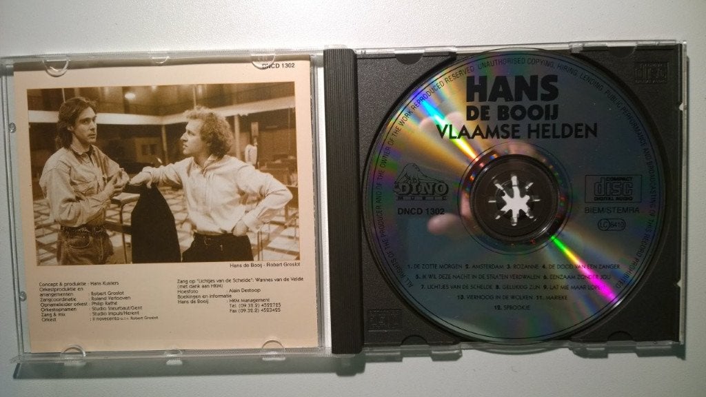 Hans de Booij - Vlaamse Helden, Ophalen of Verzenden, Zo goed als nieuw, Pop, Album