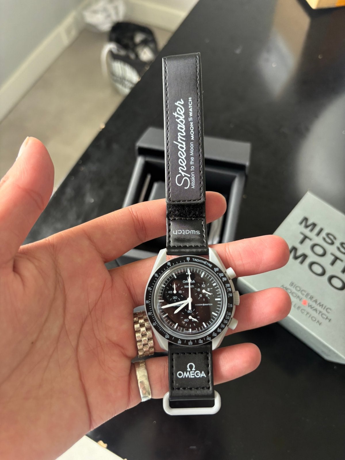 Omega moonswatch mission to the moon, Ophalen of Verzenden, Zo goed als nieuw